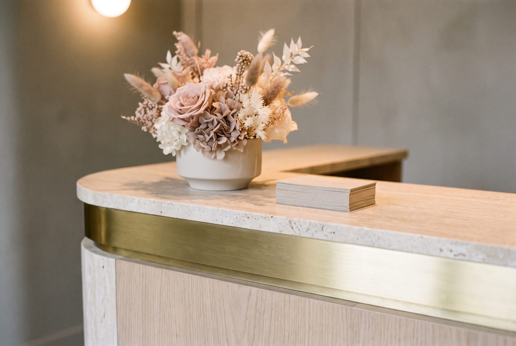 The reception at Total Aesthetics